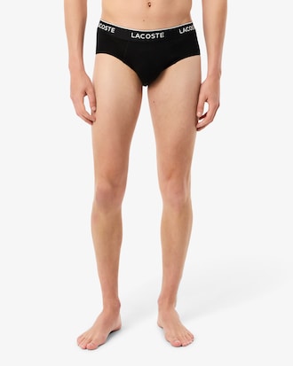 3-Pack Plain Cotton Logo Briefs