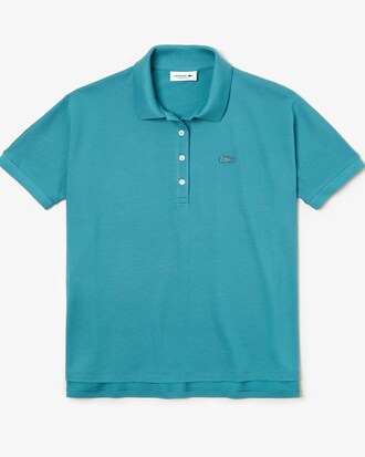 Women's Lacoste Relax Fit Flowing Stretch Cotton Piqu&eacute; Soft Polo Shirt