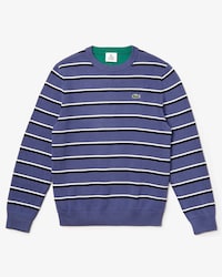 Men's Lacoste LIVE Striped Cotton Sweater