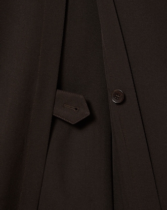 Runway Wool Trench Coat