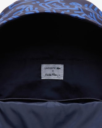 Men's Keith Haring Print Canvas Backpack