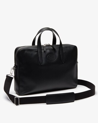 Men's L.12.12 Detachable Shoulder Strap Leather Computer Bag