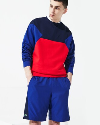 Men's Lacoste SPORT Signature Bands Bicolour Shorts