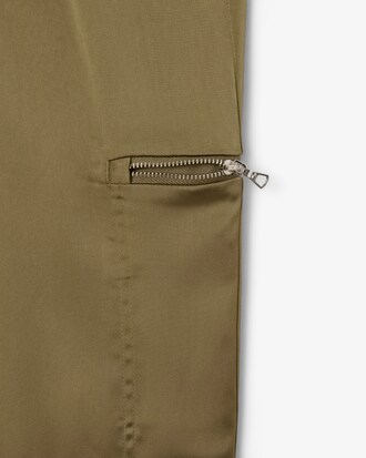 Oversized Satin Sweatpants