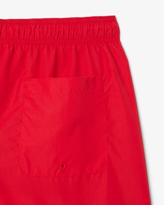 Mid Length Monochrome Swim Trunks