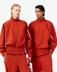 Runway Technical Taffeta Popover Jacket