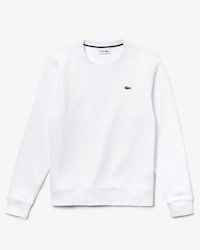 Men's Lacoste SPORT crew neck sweatshirt in solid fleece