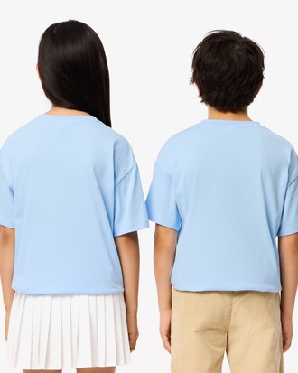 Crocodile Print Cotton T-shirt