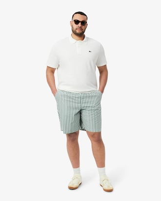 Relaxed Fit Striped Shorts