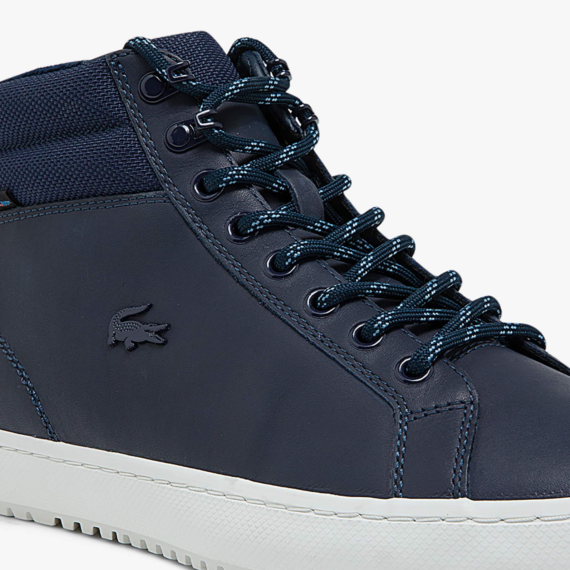 Men's Straightset Thermo Leather and Textile Trainers | LACOSTE