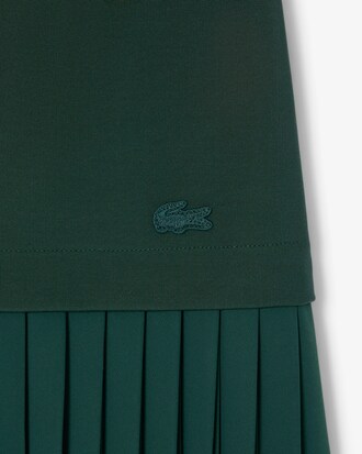 Runway Pleated Satin Skirt