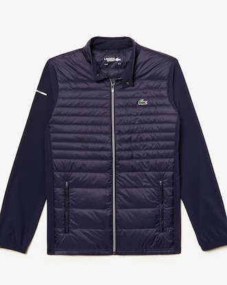 Men's Lacoste SPORT Lightweight Water-Resistant Quilted Golf Jacket