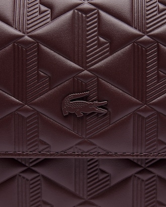 Maheki Embossed Leather Shoulder Bag