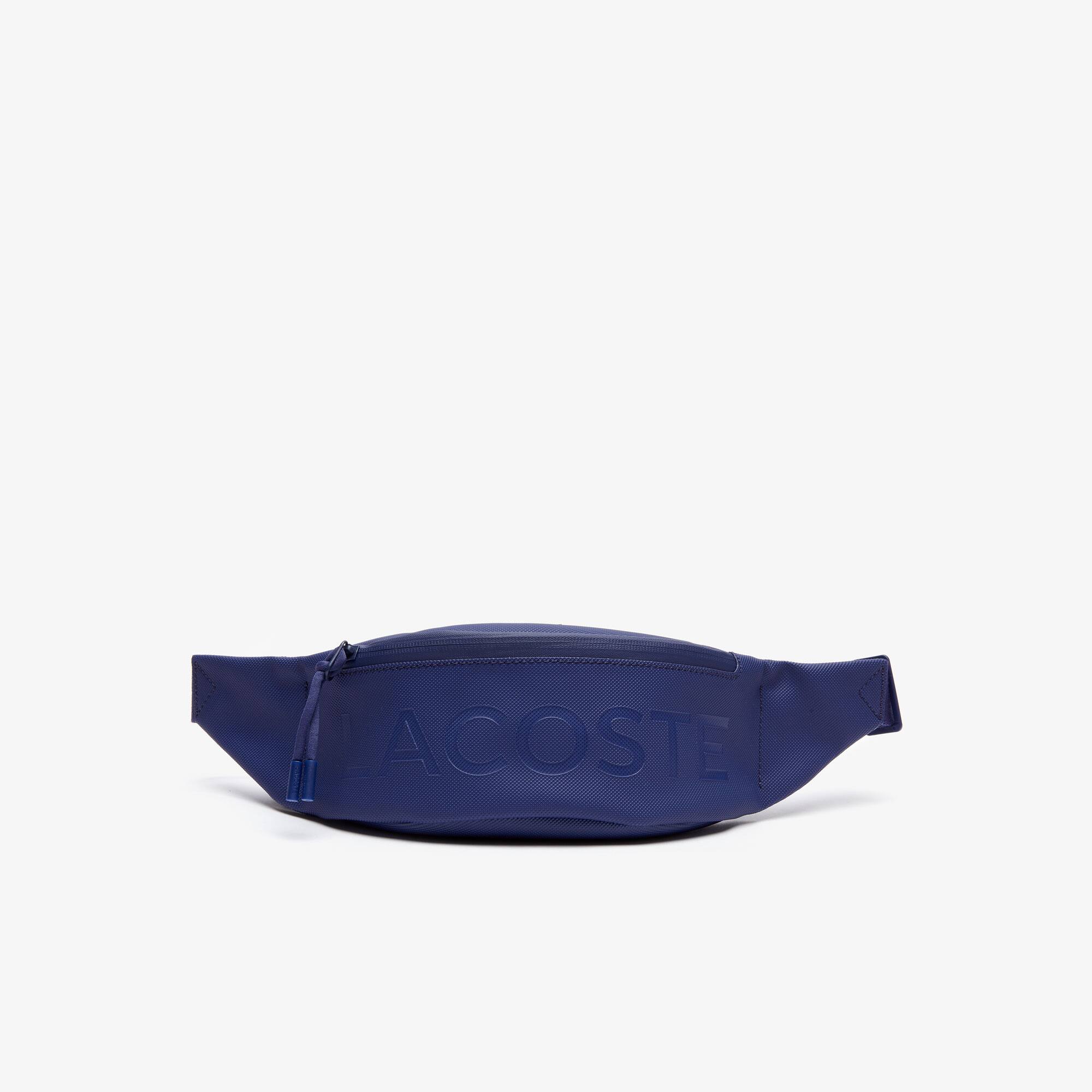 lacoste leather fanny pack