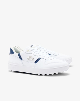 Men's T-Clip Golf Leather Golf Shoes