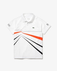 Boys' Lacoste SPORT Novak Djokovic Collection Graphic Print Polo Shirt