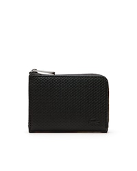 Men's Chantaco Matte Piqué Leather Zip Card Holder