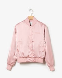 Women's Lacoste LIVE Signature Embroidery Satin Short Jacket