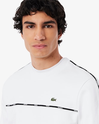Logo Trim Fleece Sweatshirt
