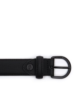 Women's L.12.12 Concept Tongue Buckle Monochrome Petit Piqué Belt