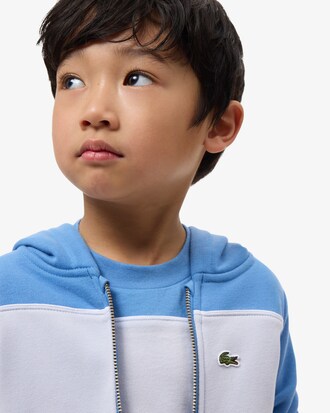 Colorblock Zipped Hoodie