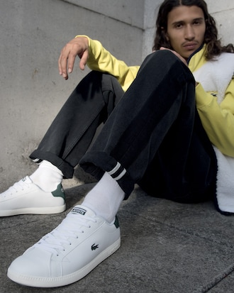 Men's Graduate Leather and Synthetic Trainers