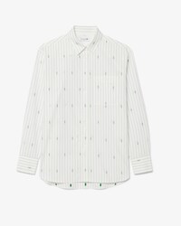 Oversized Striped Jacquard Shirt