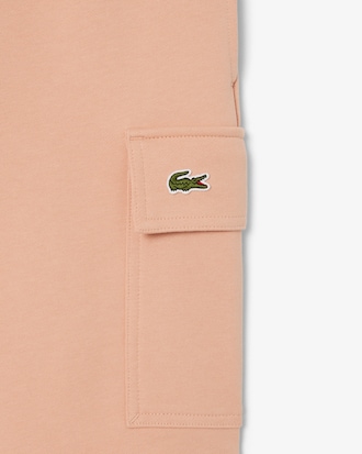 Cotton Fleece Cargo Shorts