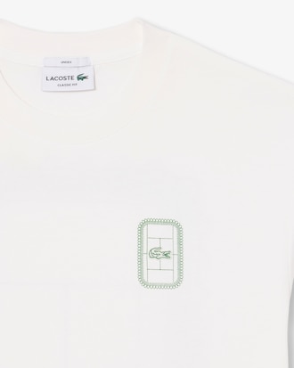 Tennis Print Cotton Jersey T-shirt