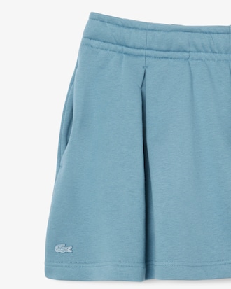 Pleated Fleece Shorts