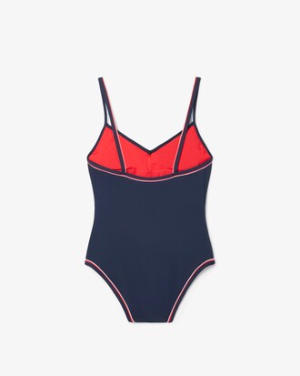 One Piece Trim Accent Swimsuit