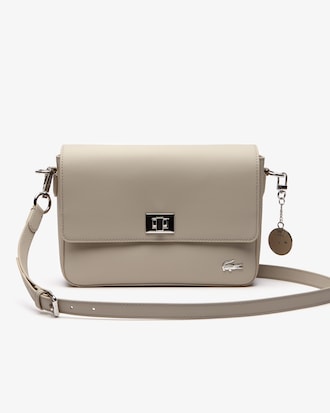 Women's Daily Classic Coated Piqu&eacute; Canvas Clasp Shoulder Bag