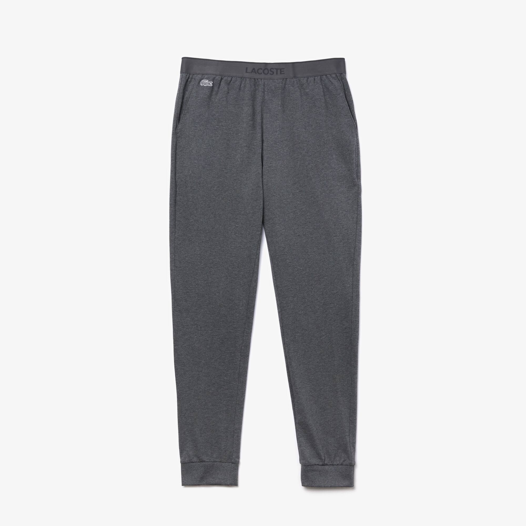 black lacoste joggers