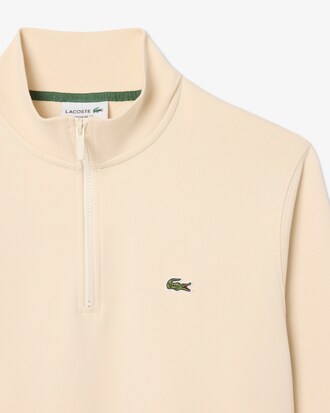 High Neck Zipped Fleece Sweatshirt