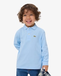 Long Sleeved Petit Piqu&eacute; Polo Shirt