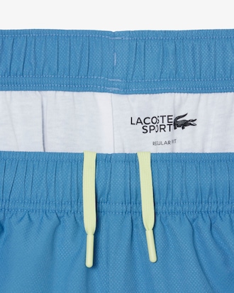 Trim Accent Diamond Taffeta Sport Shorts