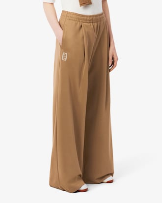Pleat Front Piqu&eacute; Sweatpants