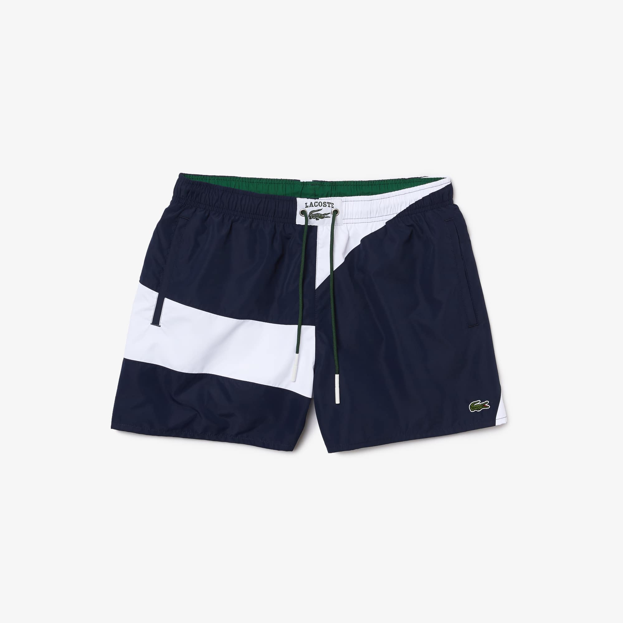 lacoste swim trunks
