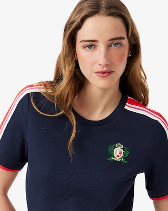 French Made Textured Piqué T-shirt