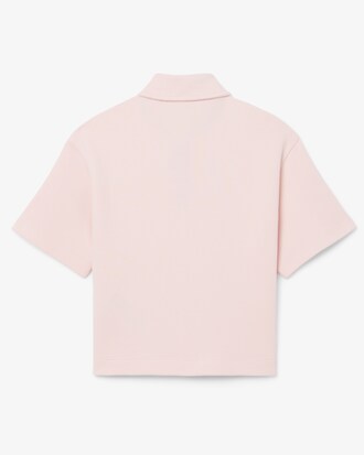 Oversized Piqué Polo Shirt   