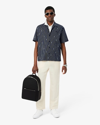 Chantaco Piqu&eacute; Leather Backpack