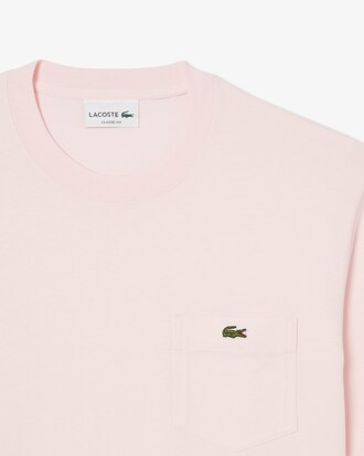 Cotton T-shirt with Breast Pocket