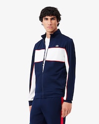 Print Branding Zipped Tennis Sweatshirt