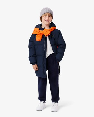 Long Recycled Fabric Puffer Jacket