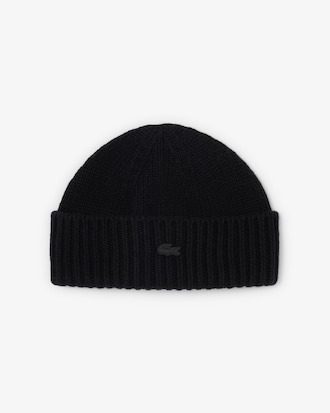 3D Rib Knit Wool Beanie
