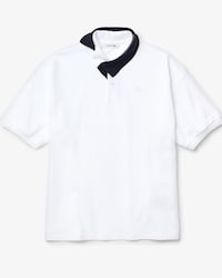 Men's Fashion Show Polo Shirt with Contrasted Collar