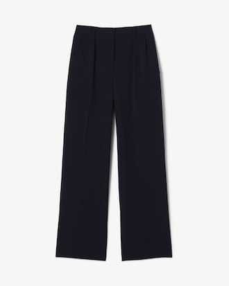 Oversized Fluid Piqu&eacute; Suit Pants