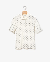 Women's Lacoste LIVE Slim Fit Mini Cashmere Print Polo Shirt