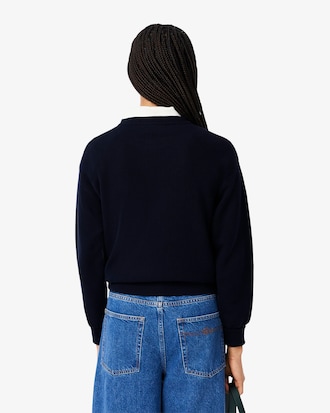 Moss Stitch Cotton Sweater