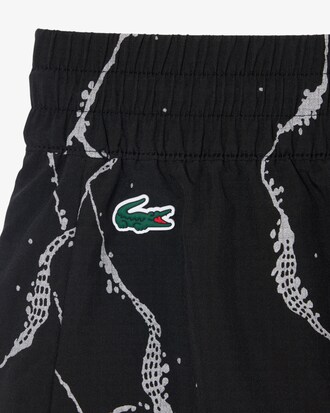 Reflective Print Lined Tennis Shorts